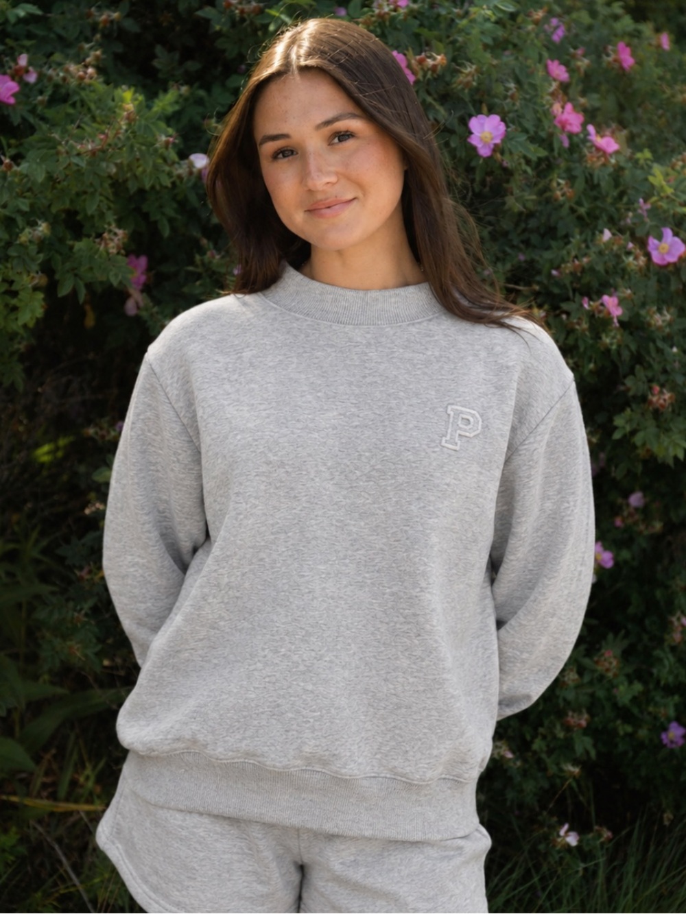 Parke Mockneck Sweatshirt Grey